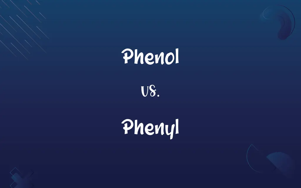 Phenol vs. Phenyl