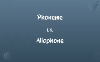 Phoneme vs. Allophone