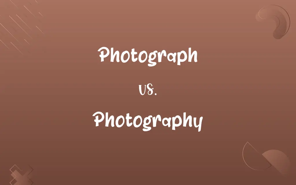 Photograph vs. Photography