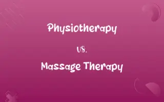 Physiotherapy vs. Massage Therapy