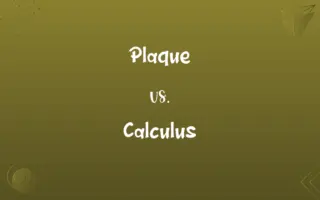 Plaque vs. Calculus