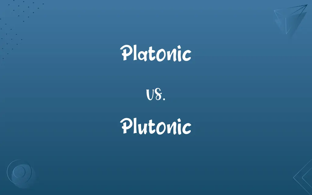 Platonic vs. Plutonic