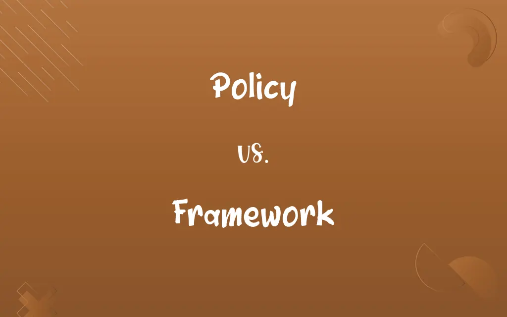 Policy vs. Framework