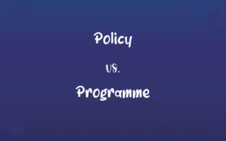 Policy vs. Programme