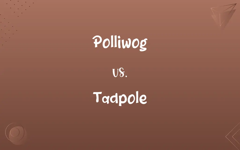 Polliwog vs. Tadpole