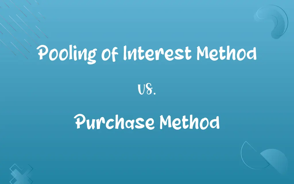 Pooling of Interest Method vs. Purchase Method