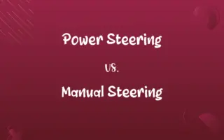 Power Steering vs. Manual Steering