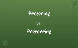 Prefering vs. Preferring