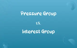 Pressure Group vs. Interest Group