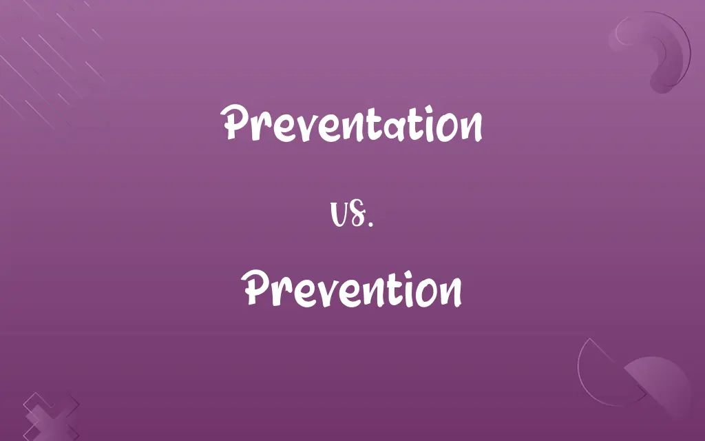 Preventation vs. Prevention