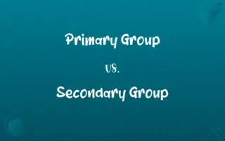 Primary Group vs. Secondary Group