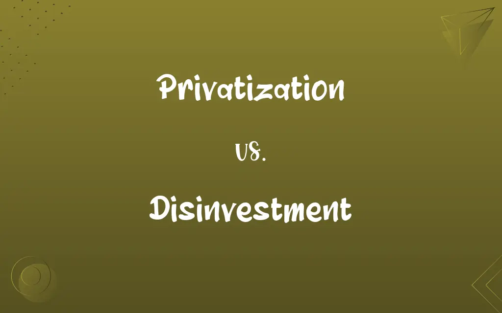Privatization vs. Disinvestment