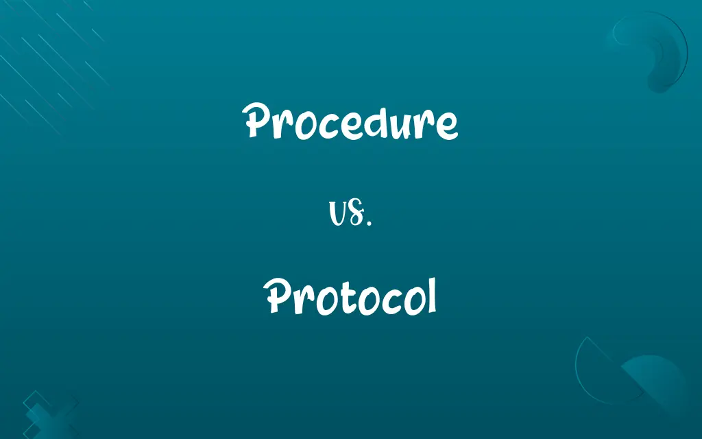 Procedure vs. Protocol