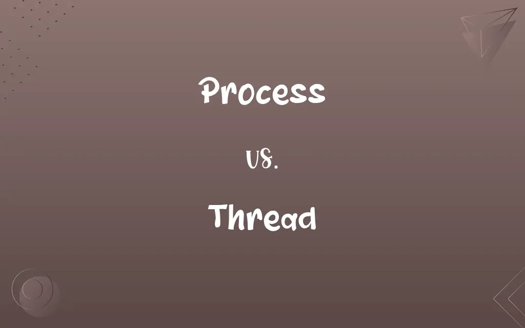 Process vs. Thread