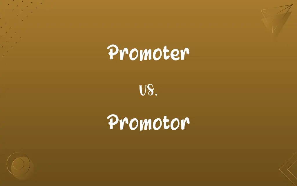 Promotor vs. Promoter