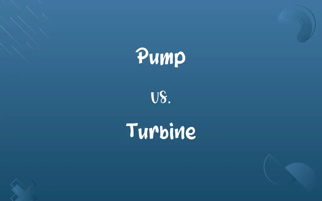 Pump vs. Turbine