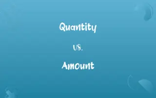 Quantity vs. Amount