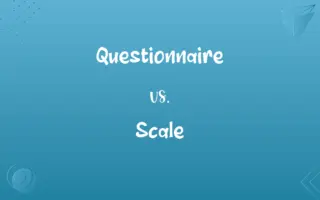 Questionnaire vs. Scale