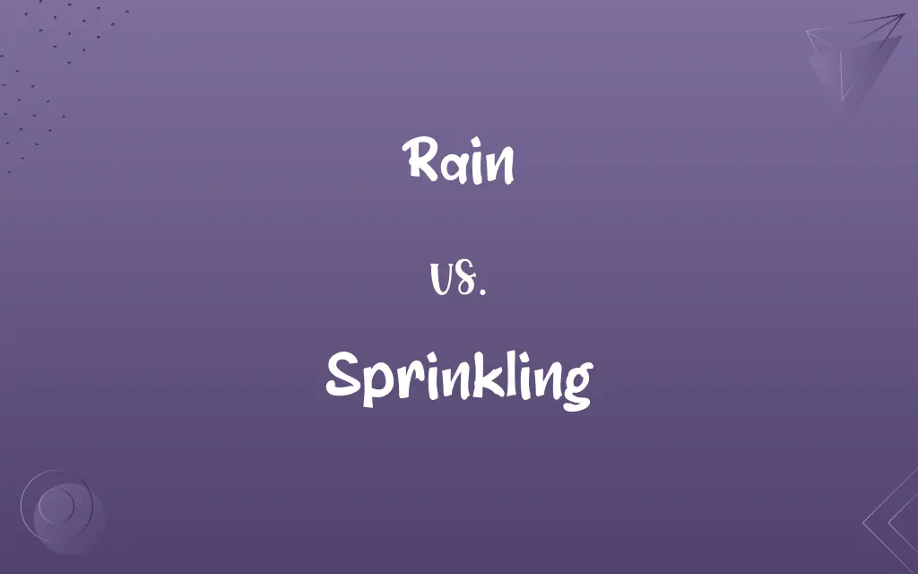Rain vs. Sprinkling