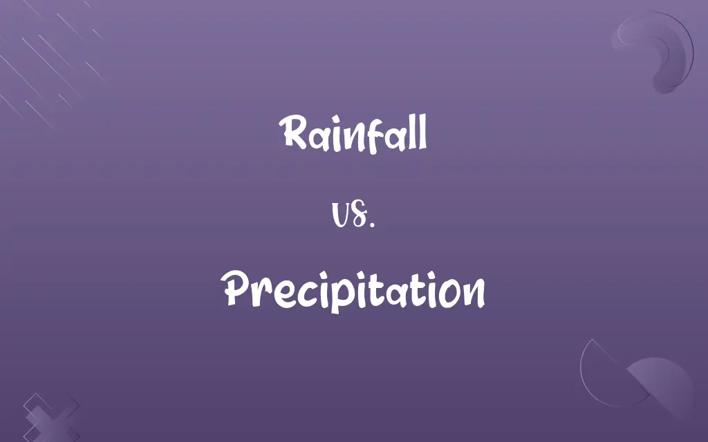 Rainfall vs. Precipitation
