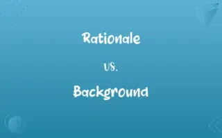 Rationale vs. Background