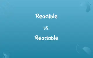 Readible vs. Readable