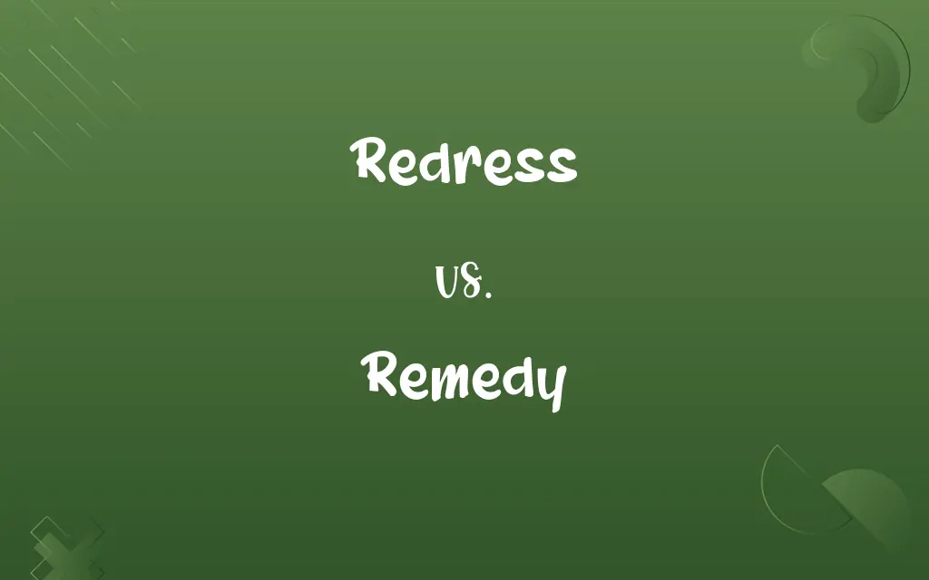 Redress vs. Remedy