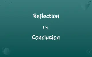 Reflection vs. Conclusion