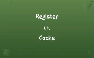 Register vs. Cache