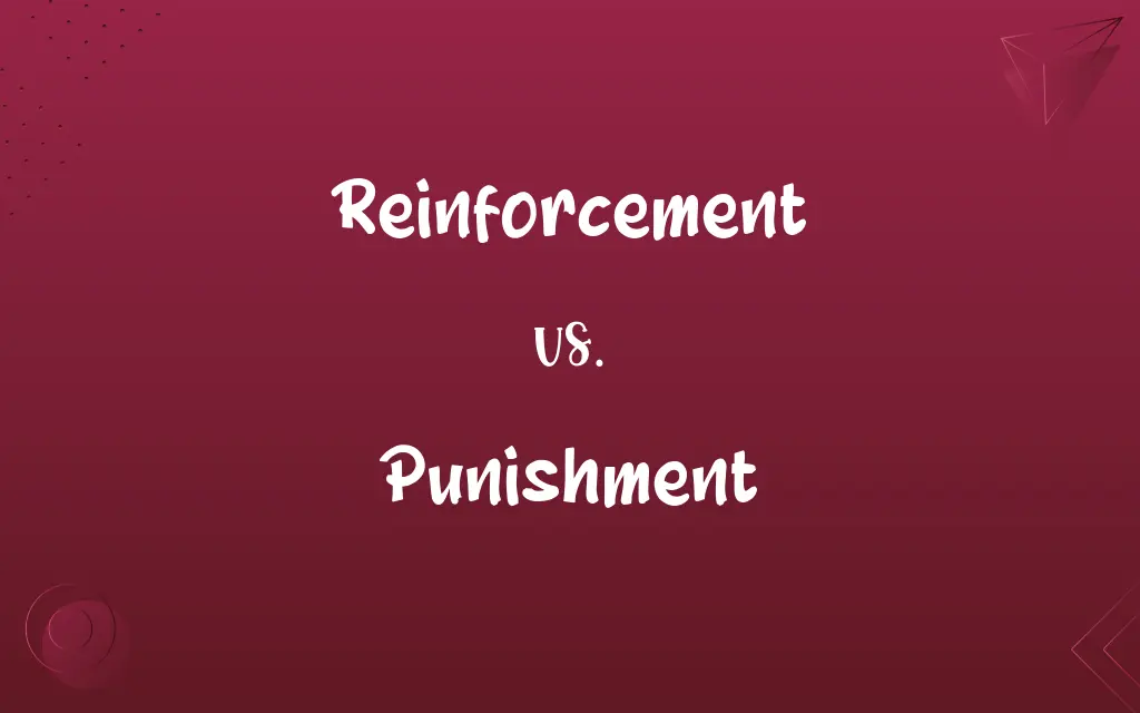 Reinforcement vs. Punishment