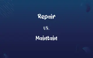 Repair vs. Maintain