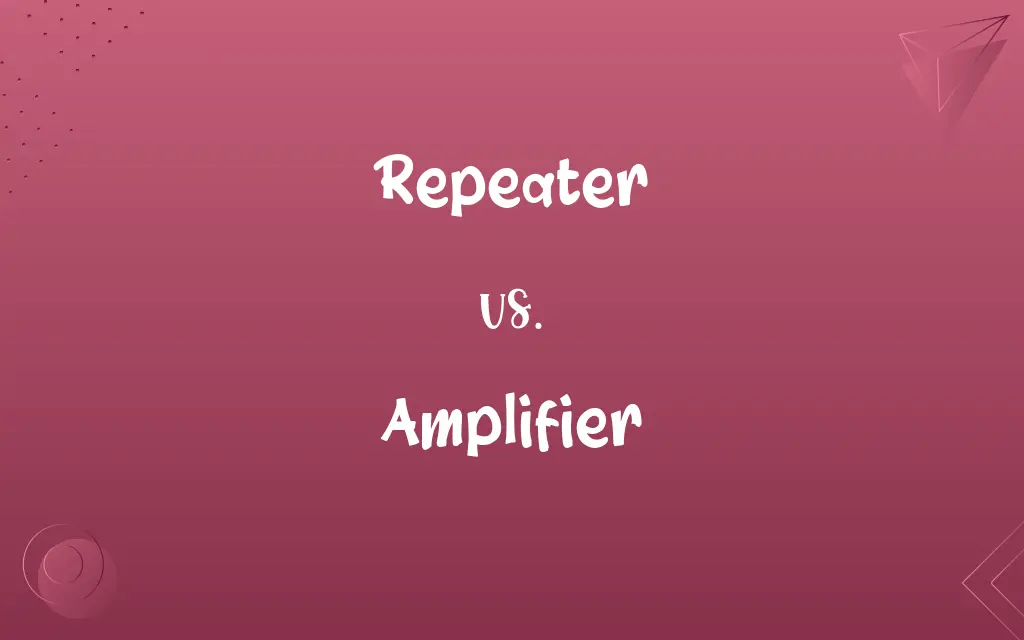 Repeater vs. Amplifier