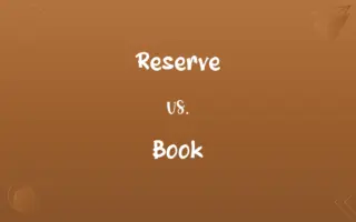 Reserve vs. Book