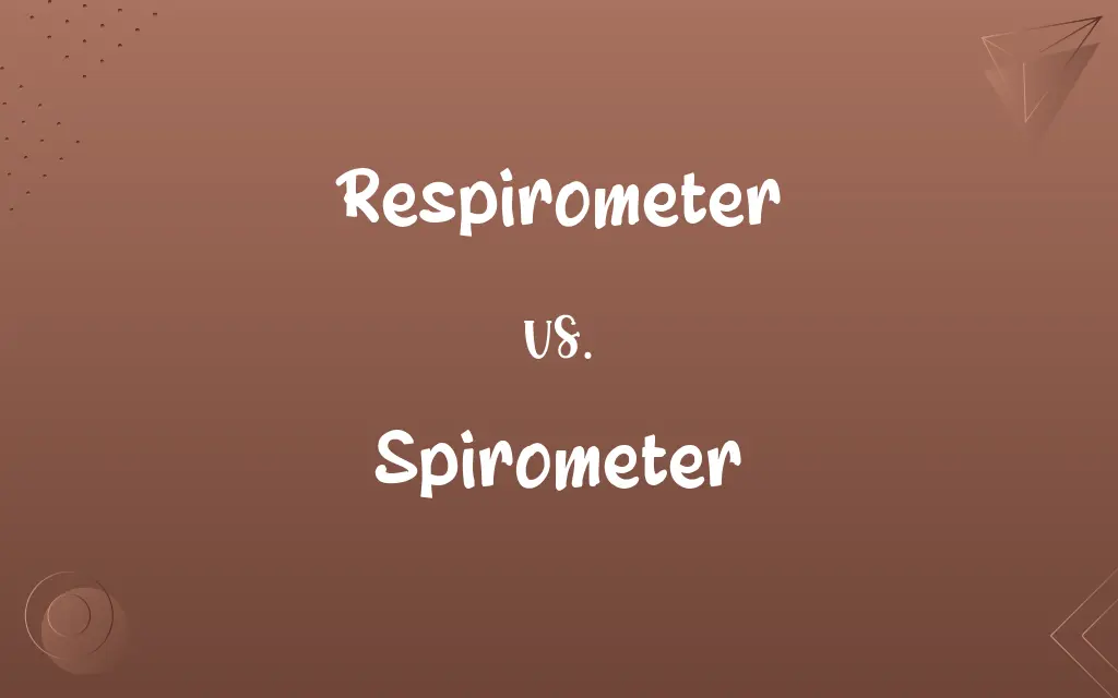 Respirometer vs. Spirometer