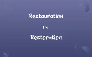 Restauration vs. Restoration
