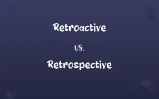 Retroactive vs. Retrospective