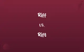 Riff vs. Rift