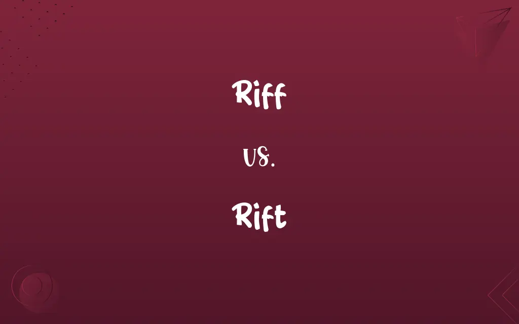 Riff vs. Rift