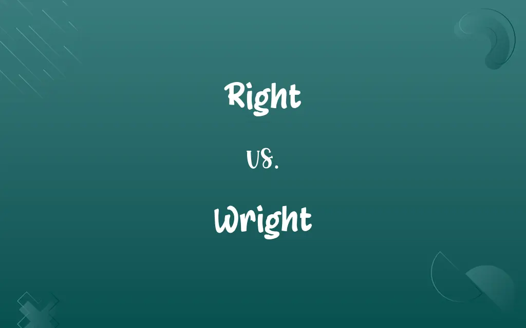 Right vs. Wright