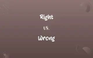 Right vs. Wrong
