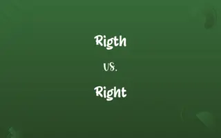 Rigth vs. Right