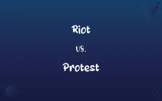 Riot vs. Protest