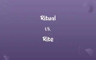 Ritual vs. Rite