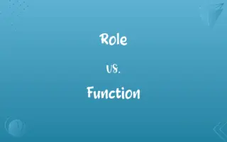 Role vs. Function