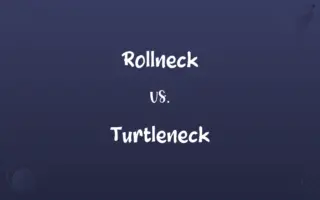 Rollneck vs. Turtleneck