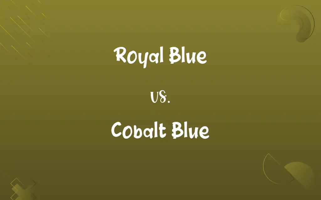 Royal Blue vs. Cobalt Blue