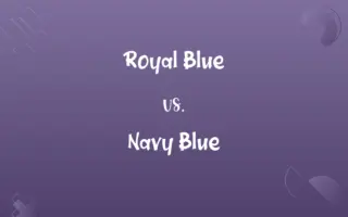 Royal Blue vs. Navy Blue