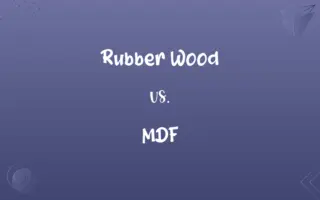 Rubber Wood vs. MDF