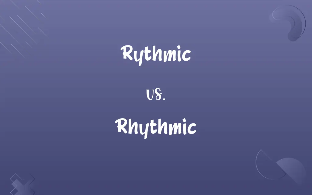 Rythmic vs. Rhythmic