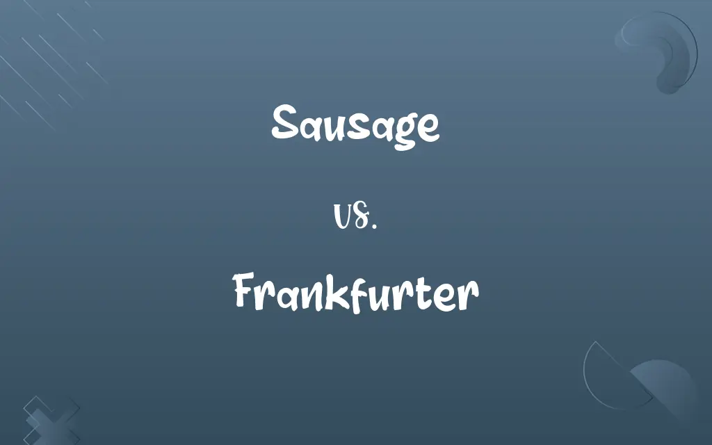 Sausage vs. Frankfurter
